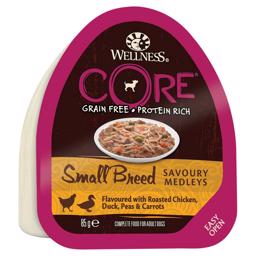 Wellness Core Salta Medleys Kyckling & Anka 85g
